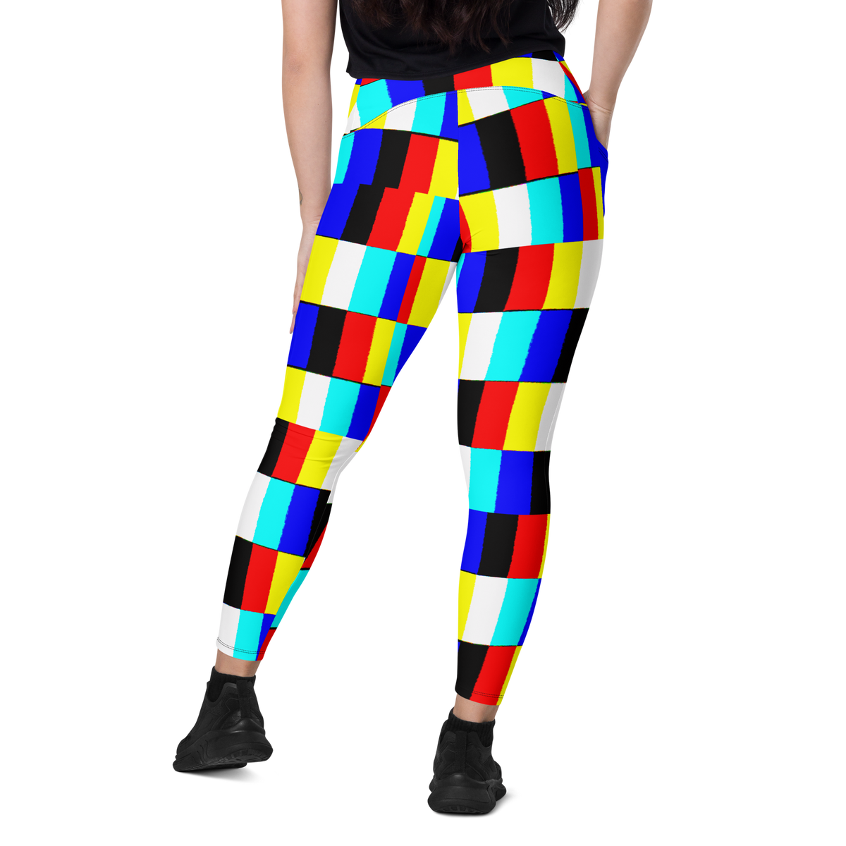 Glitch Leggings with pockets(deep pockets)