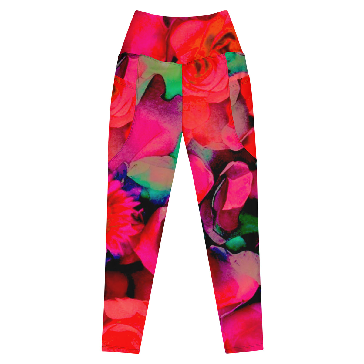 Rosy Leggings with pockets (deep pockets)