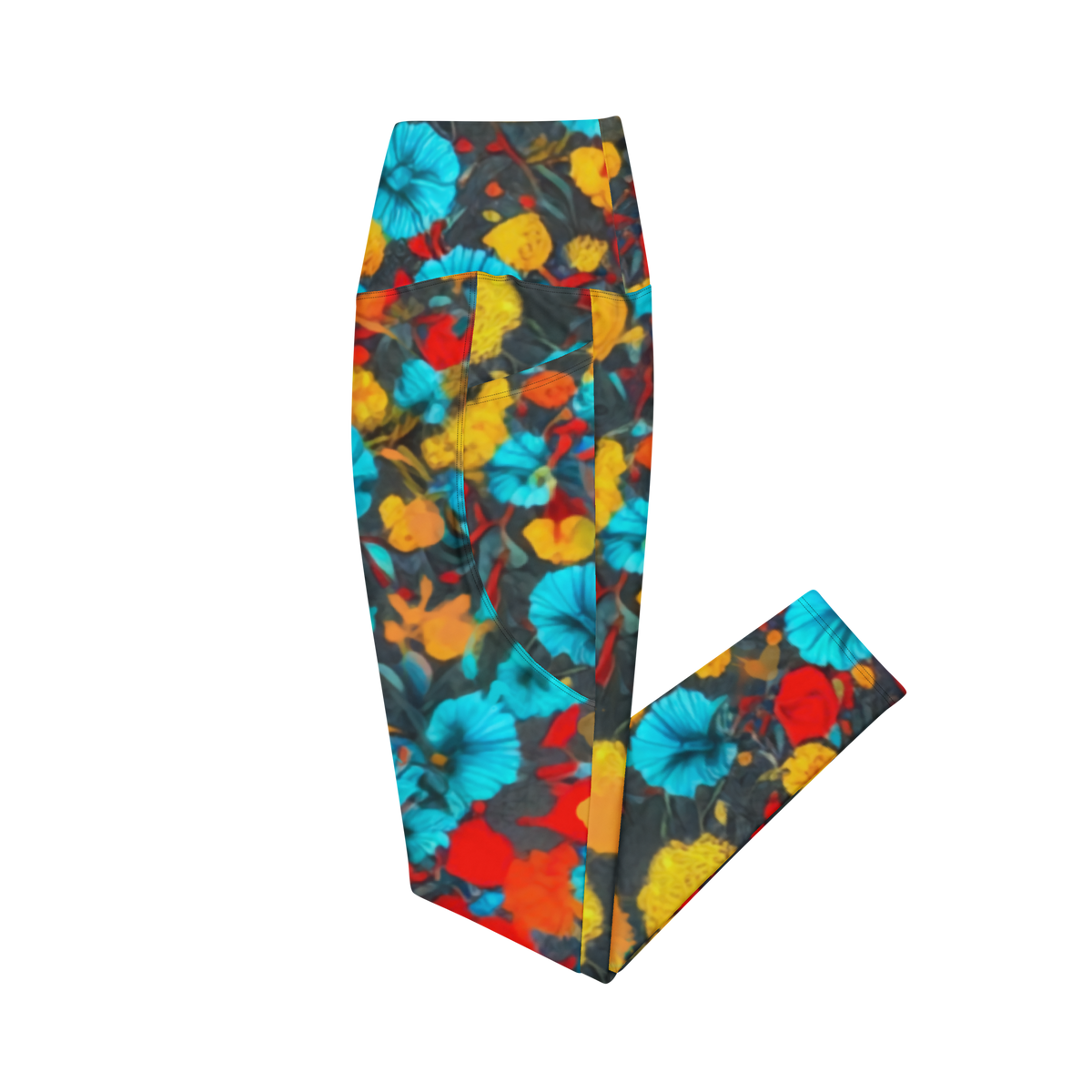 Flaxen Leggings with pockets(deep pockets)