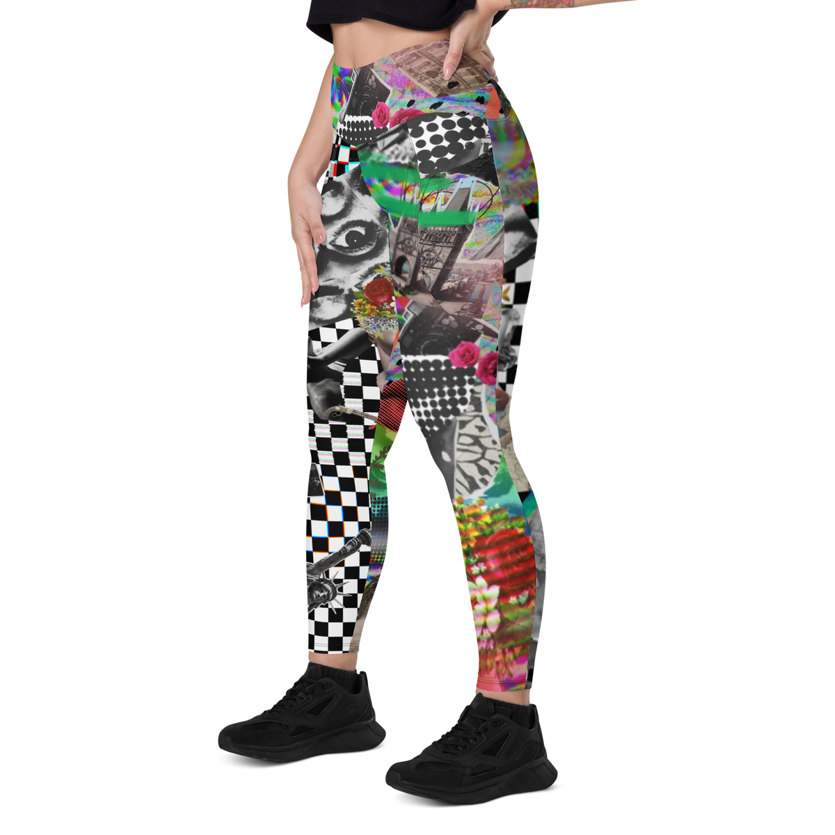 Stratified Leggings with pockets