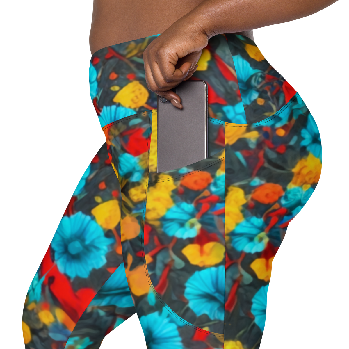 Flaxen Leggings with pockets(deep pockets)