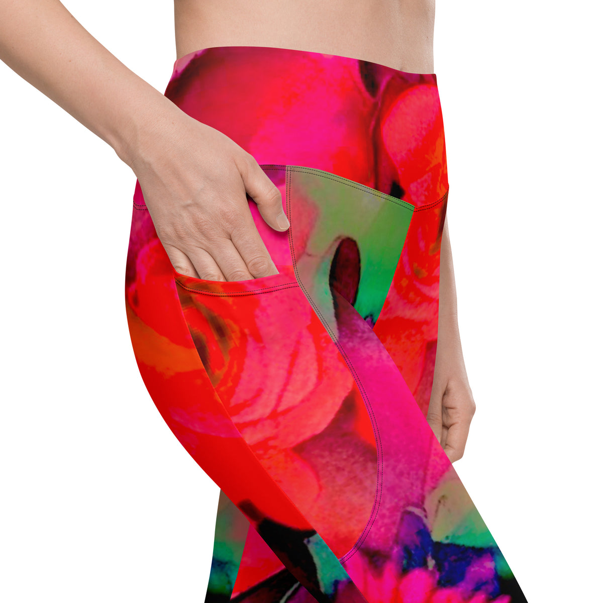 Rosy Leggings with pockets (deep pockets)
