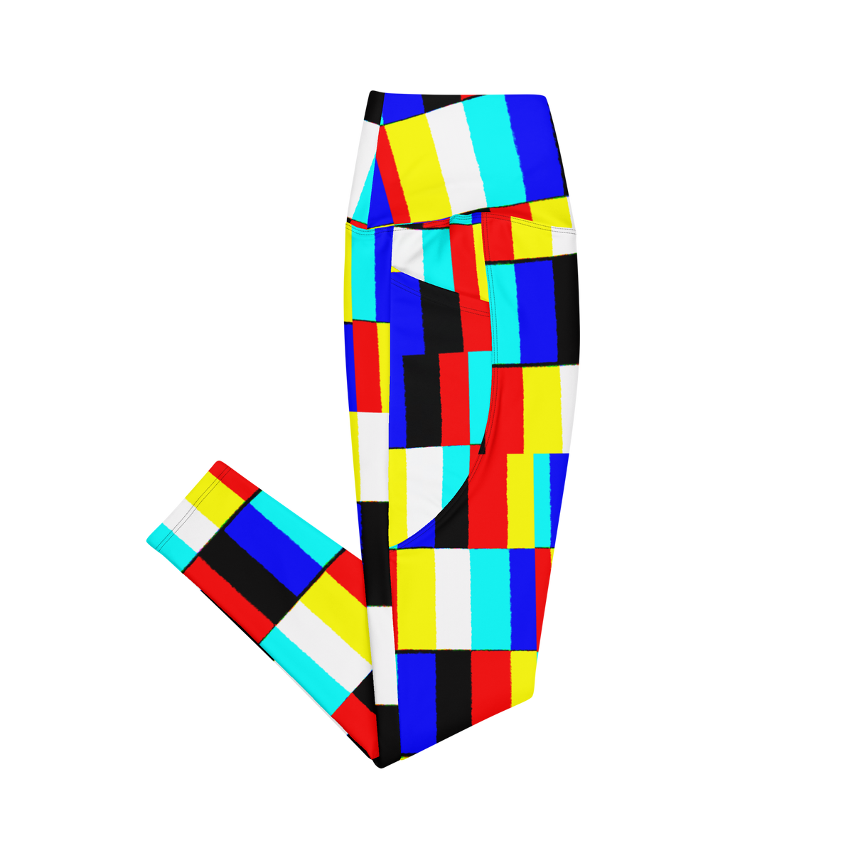 Glitch Leggings with pockets(deep pockets)