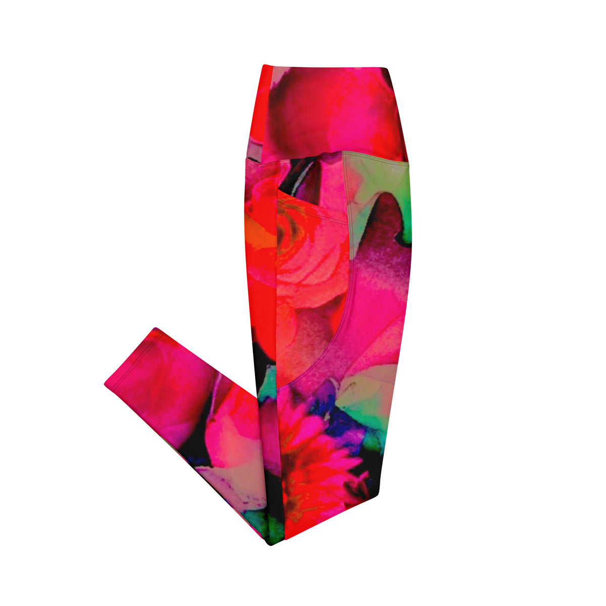 Rosy Leggings with pockets (deep pockets)