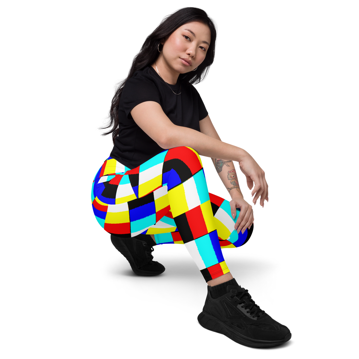 Glitch Leggings with pockets(deep pockets)