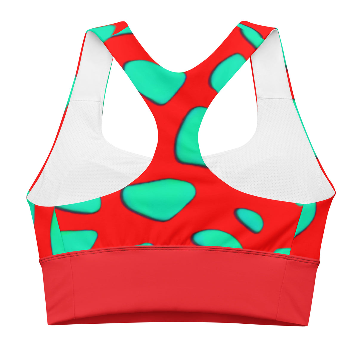 Rimose Longline sports bra with contrast