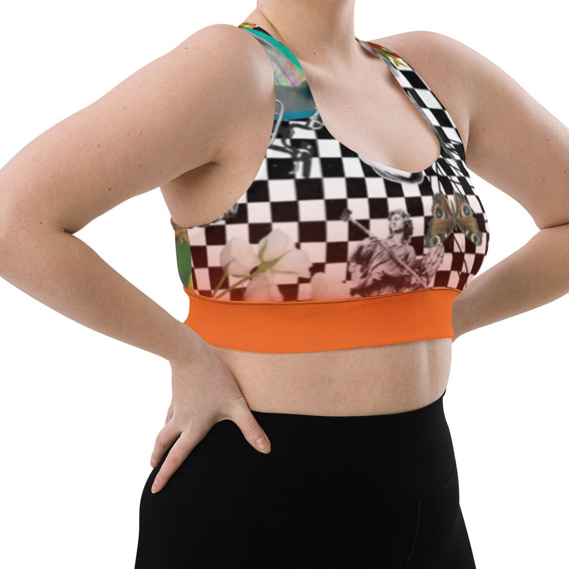 Stratified sports bra