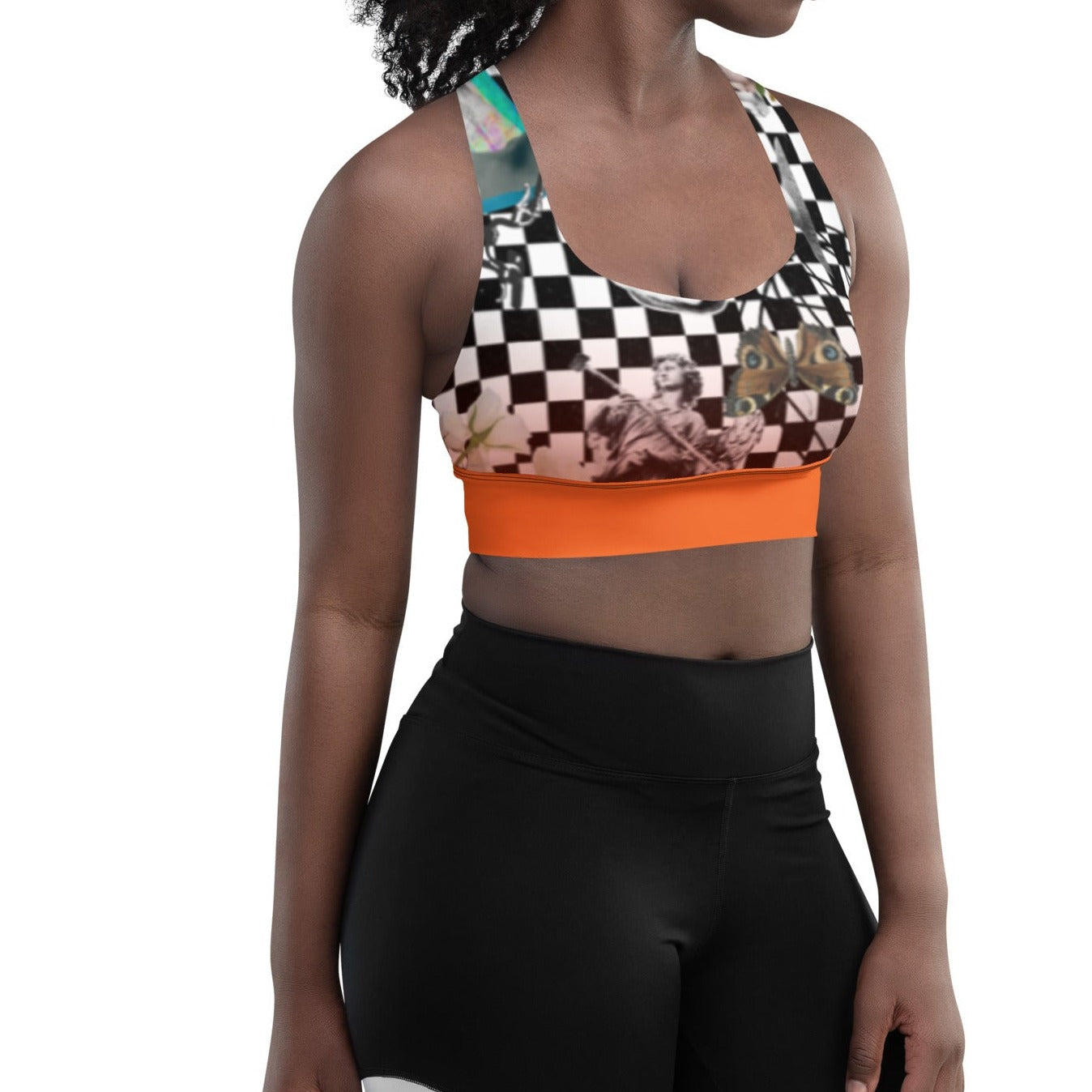 Stratified sports bra