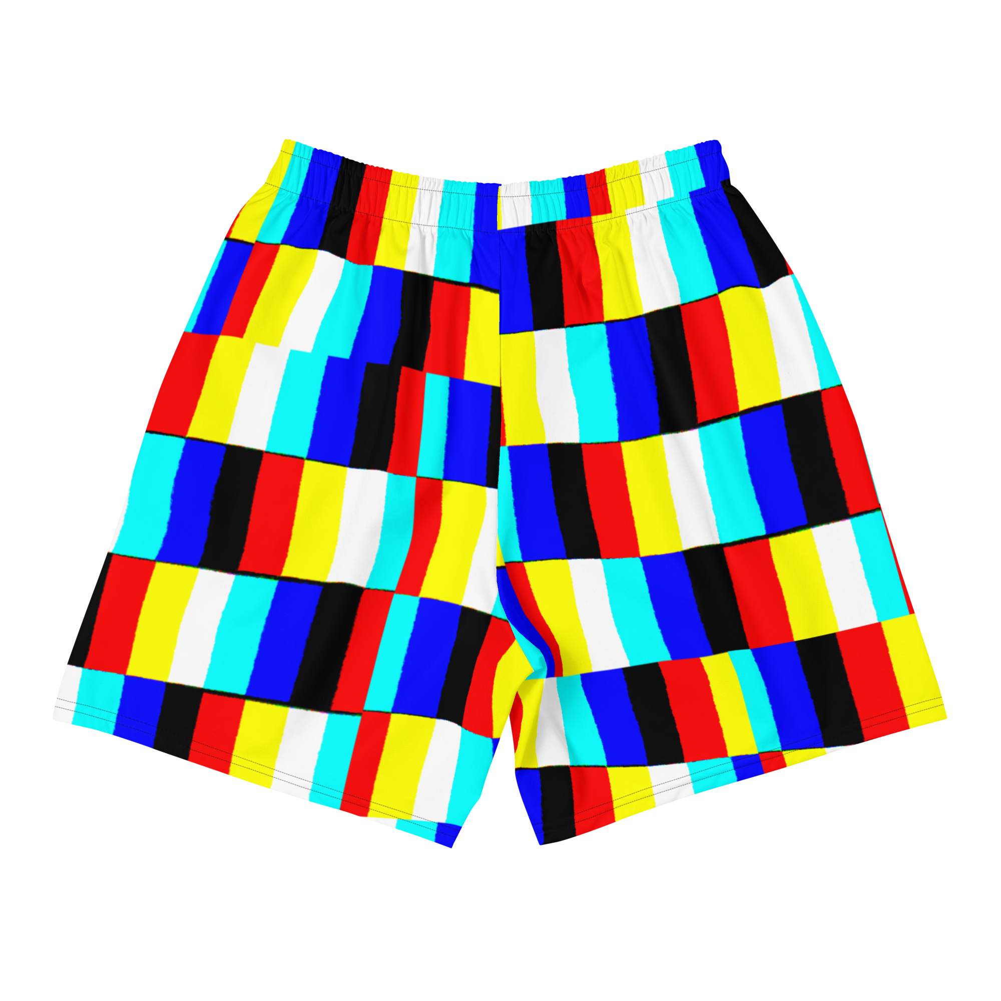 glitch Men's Recycled Athletic Shorts