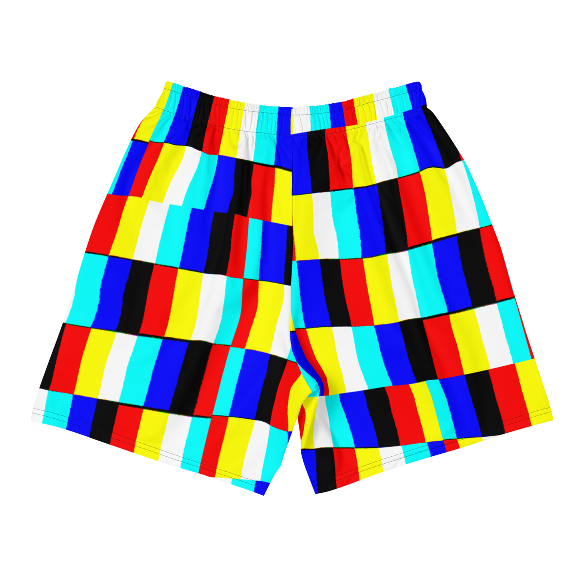 glitch Men's Recycled Athletic Shorts