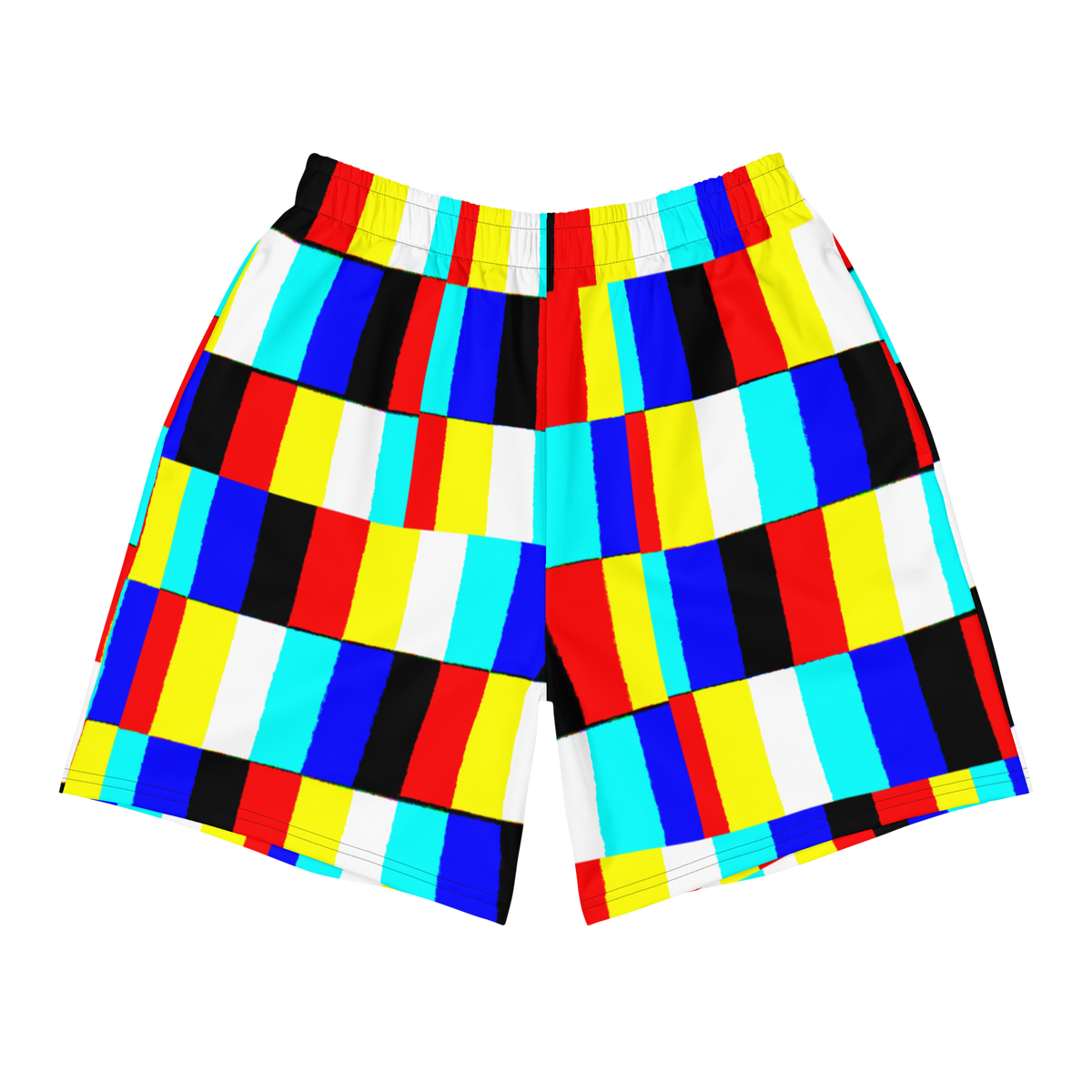 glitch Men's Recycled Athletic Shorts