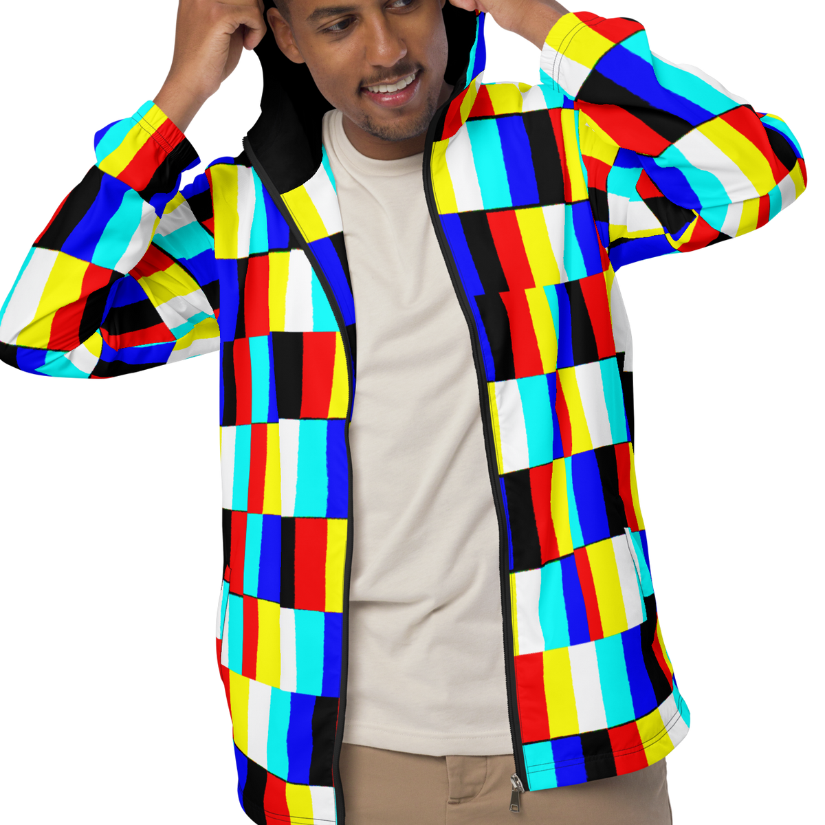 Glitch Unisex windbreaker