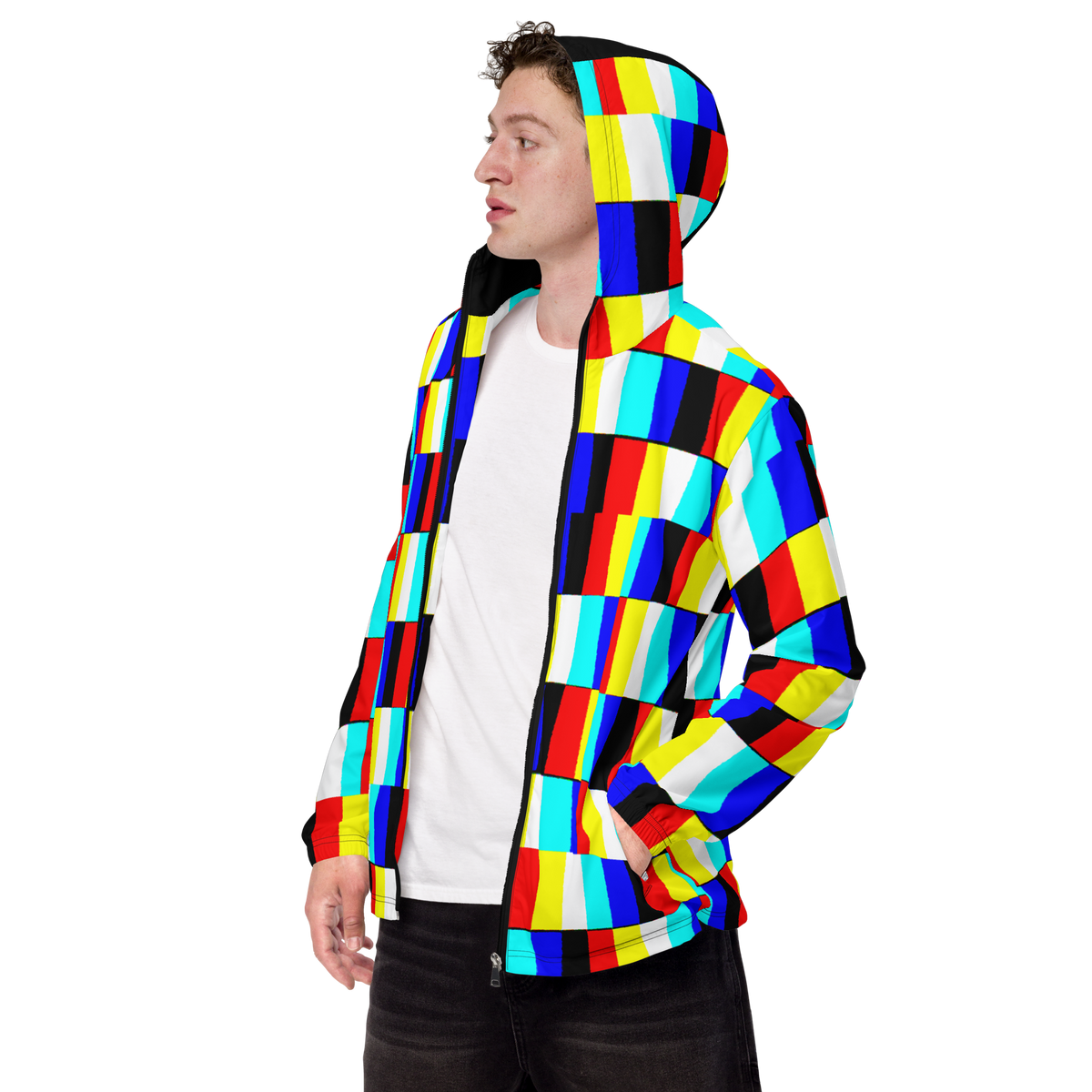 Glitch Unisex windbreaker