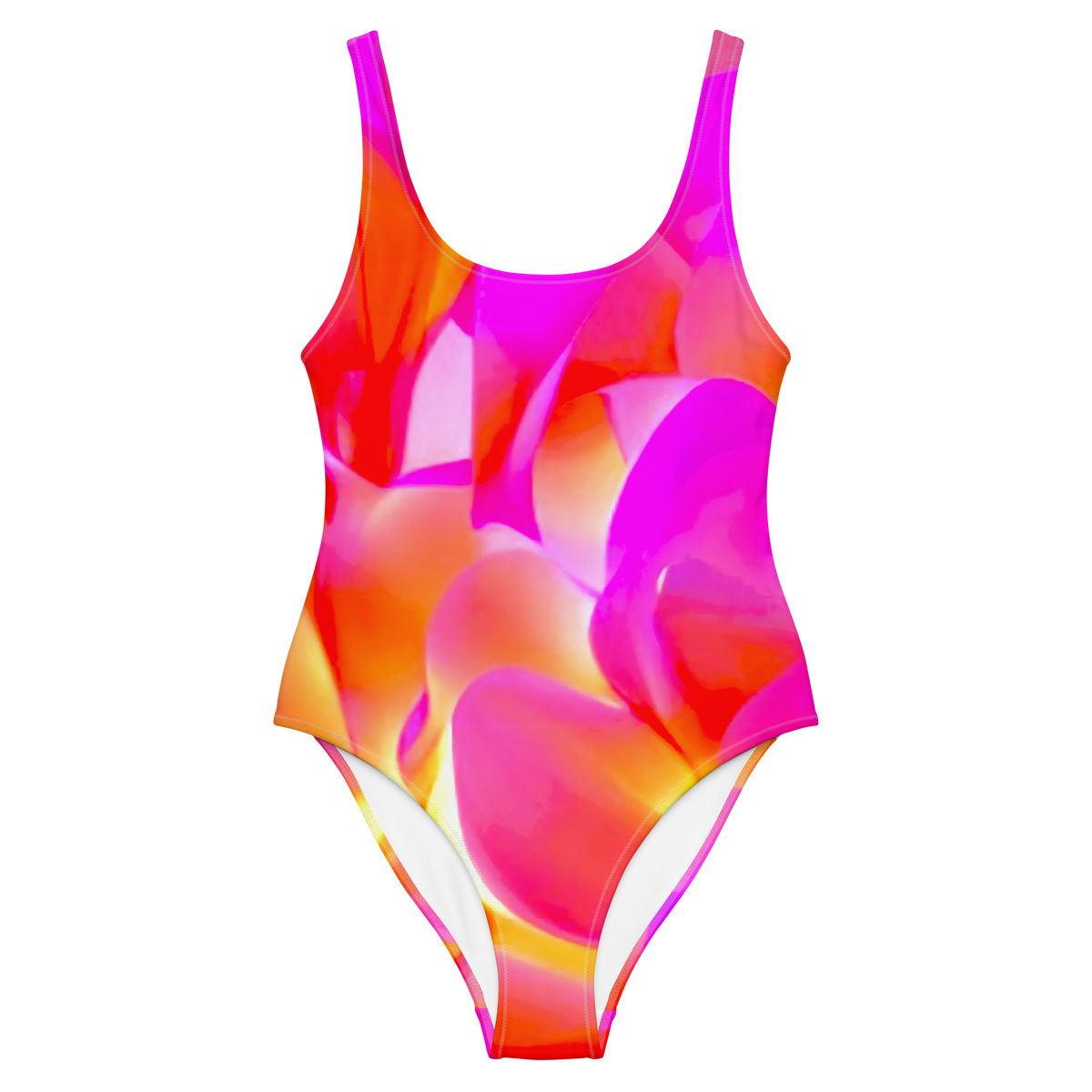 Pink and GLow One-Piece Swimsuit