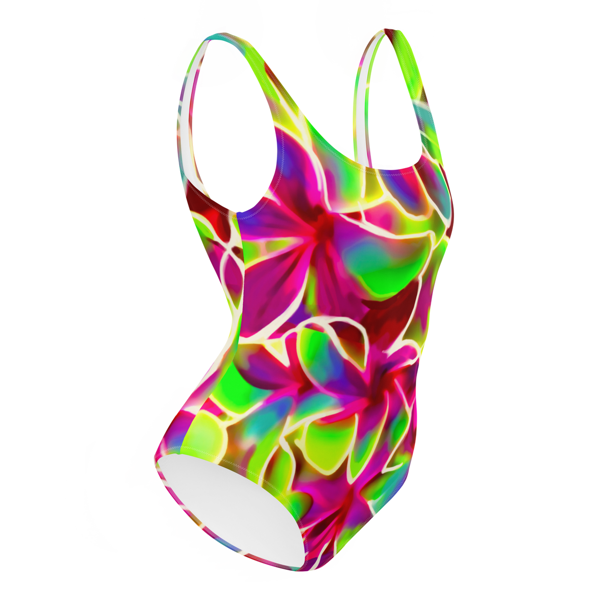 Glow Petals One-Piece Swimsuit