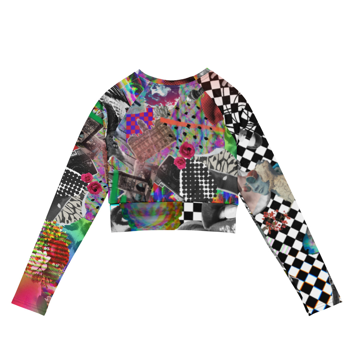 Stratified  long-sleeve crop
