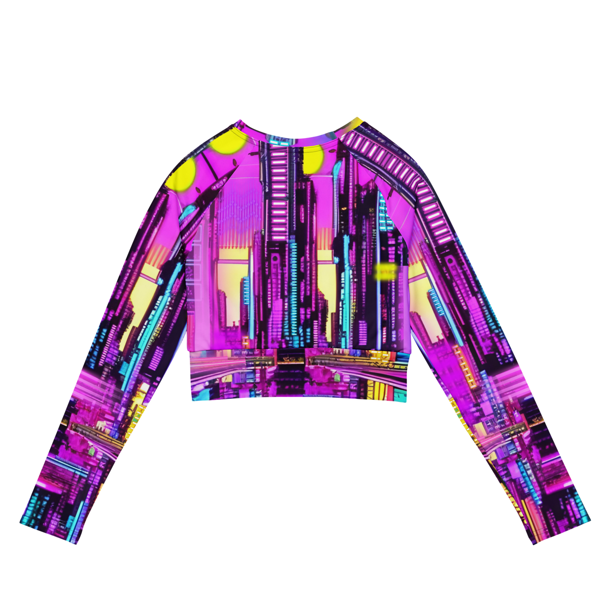 VERVE Recycled long-sleeve crop top