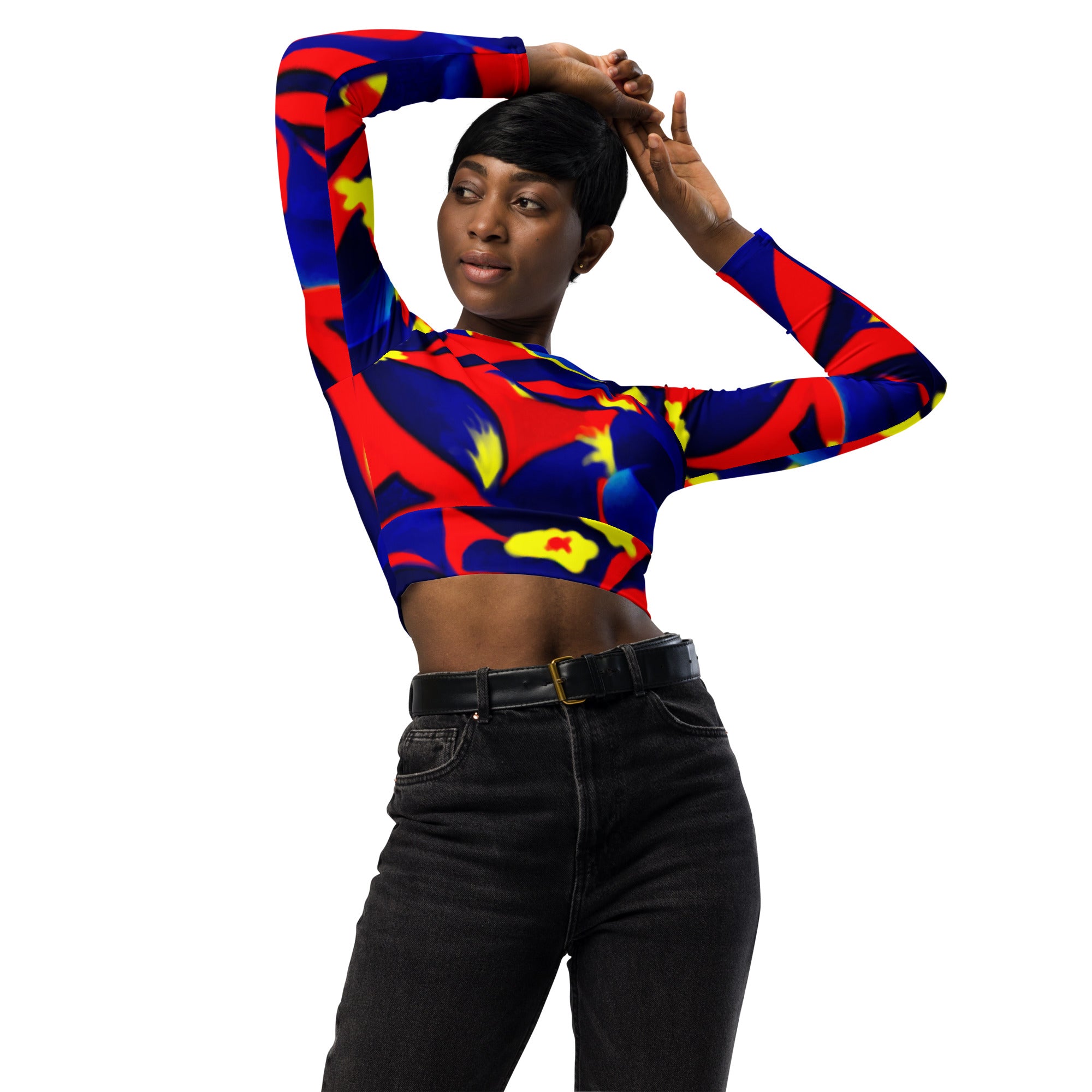Ruby long-sleeve crop