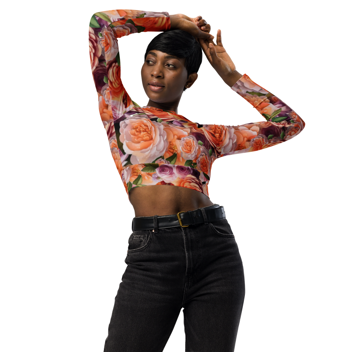 Felicity long-sleeve crop