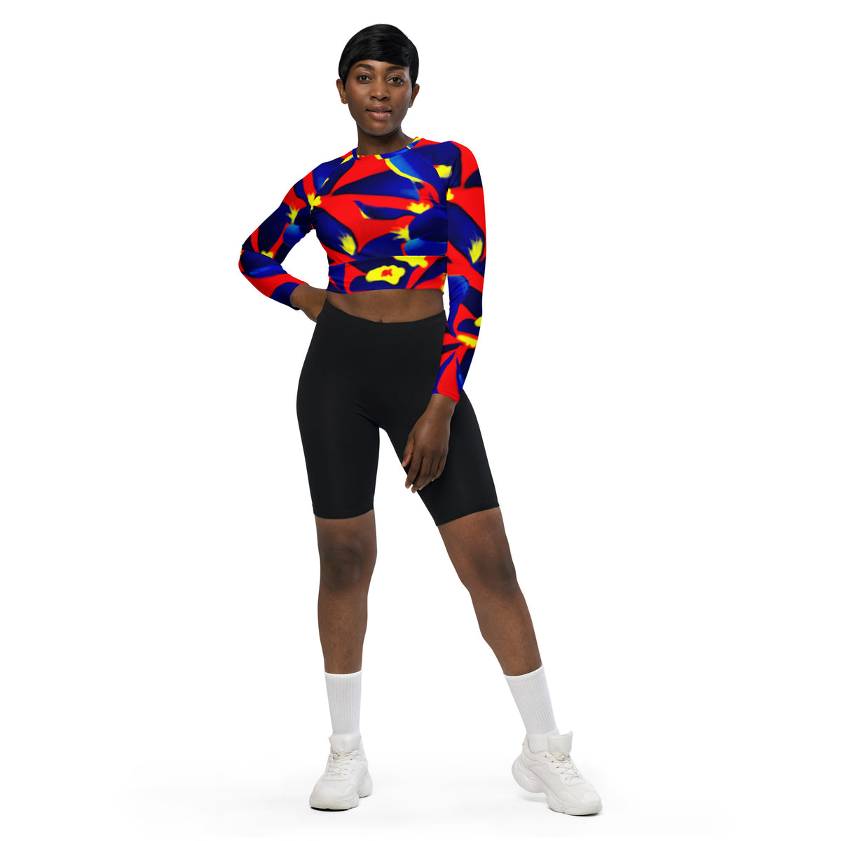 Ruby long-sleeve crop