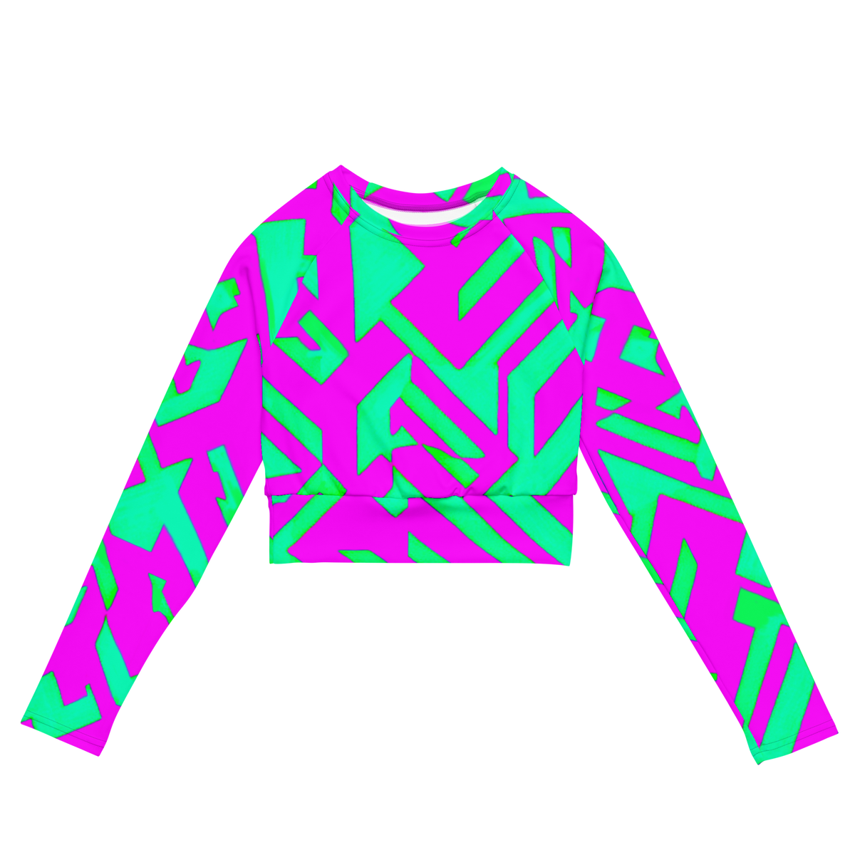 Stride long-sleeve crop