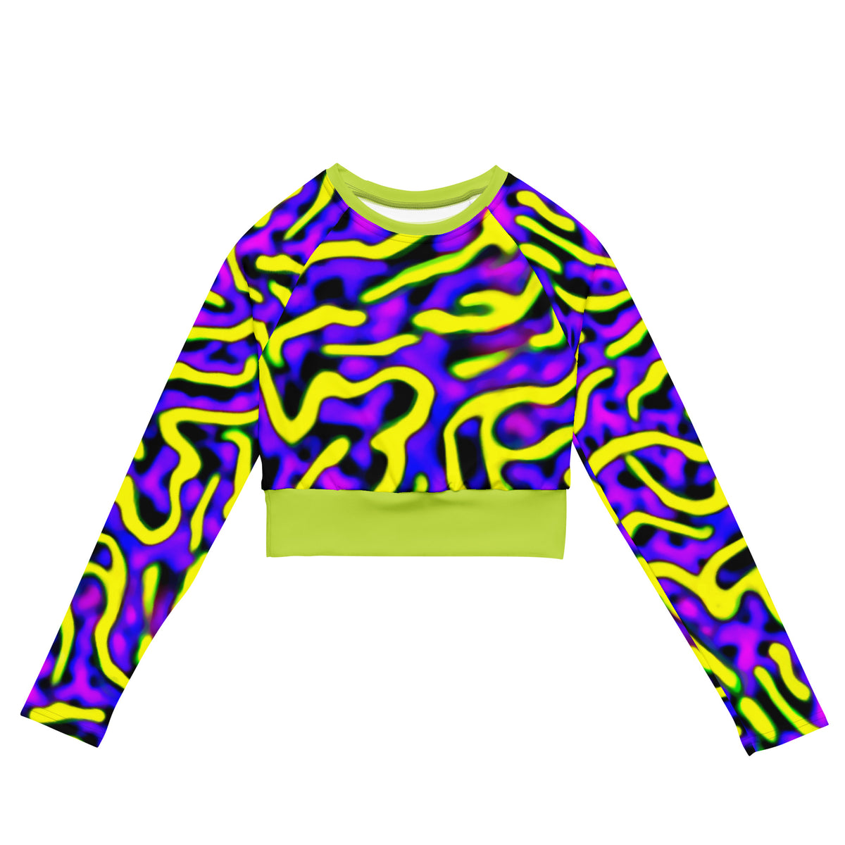 Quantum long-sleeve crop