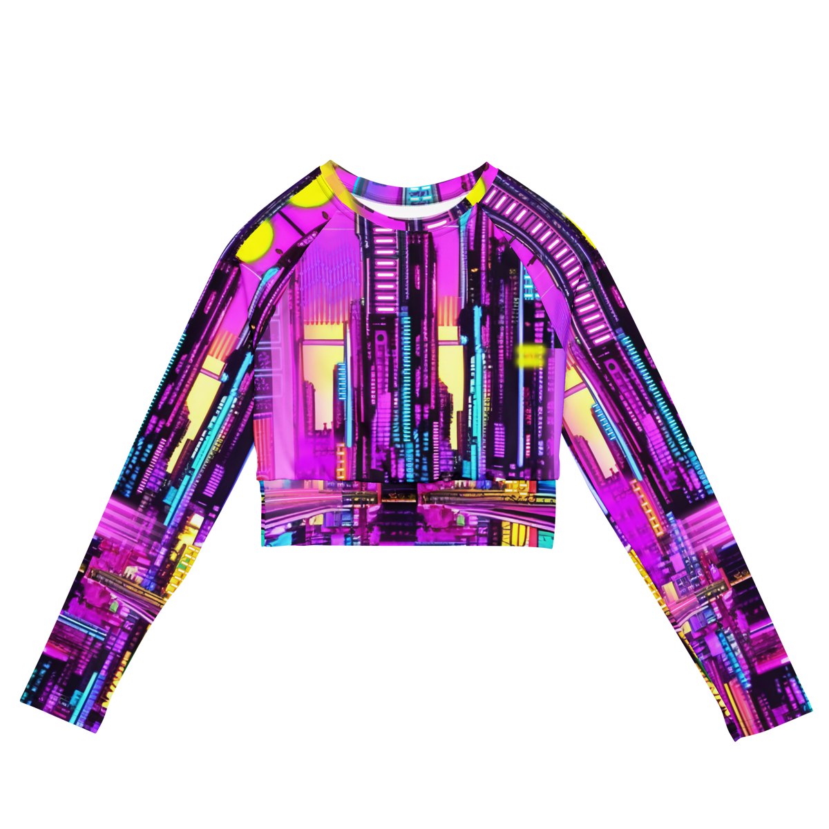 VERVE Recycled long-sleeve crop top