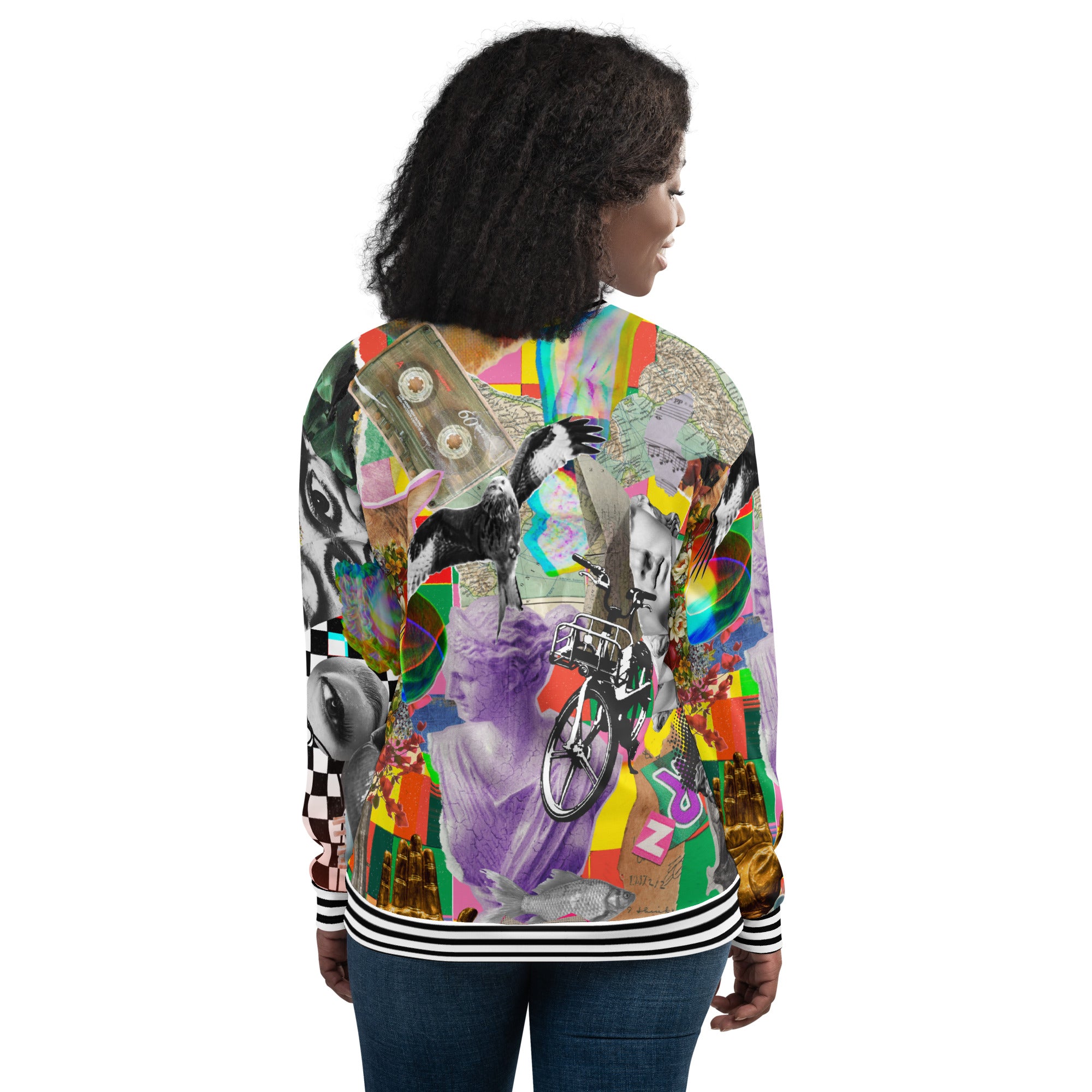 Stratified Unisex Bomber Jacket