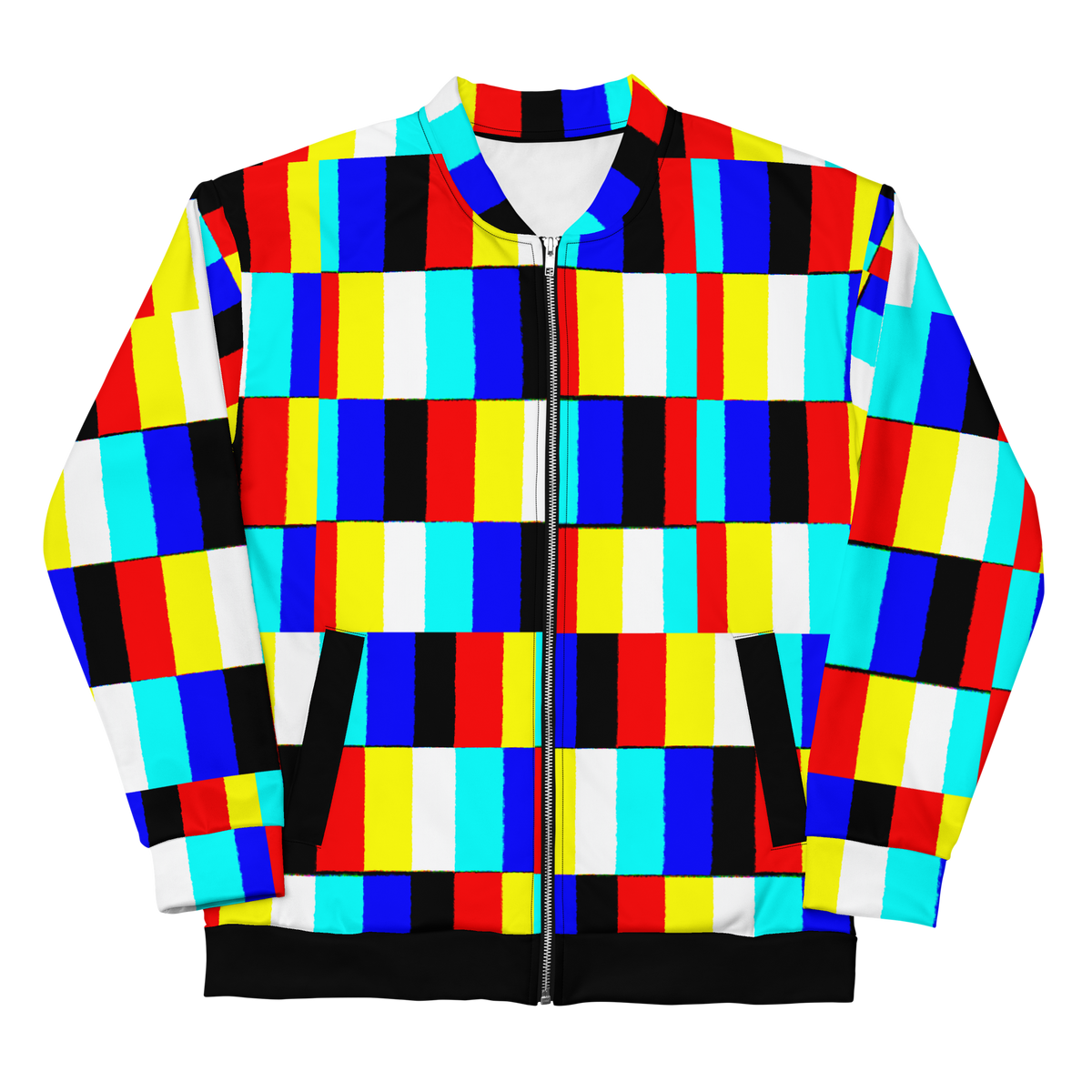 Glitch Unisex Bomber Jacket