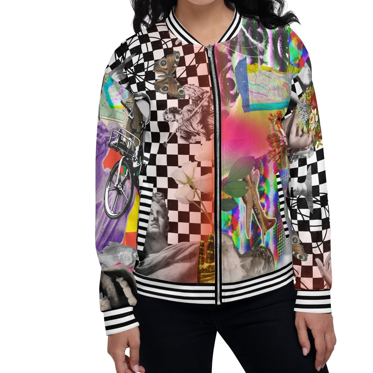 Stratified Unisex Bomber Jacket