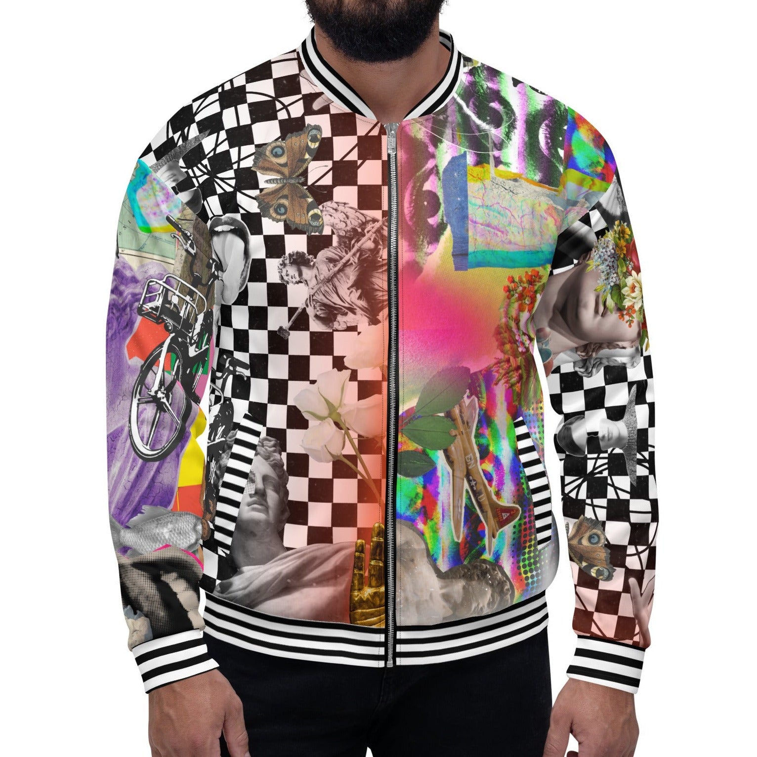 Stratified Unisex Bomber Jacket