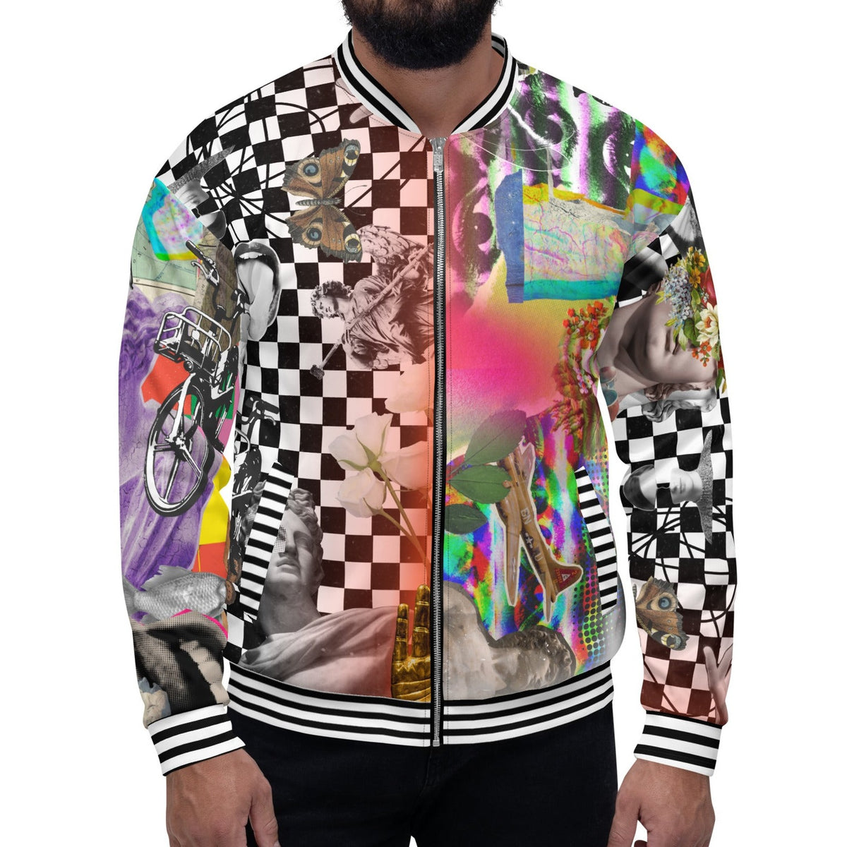 Stratified Unisex Bomber Jacket