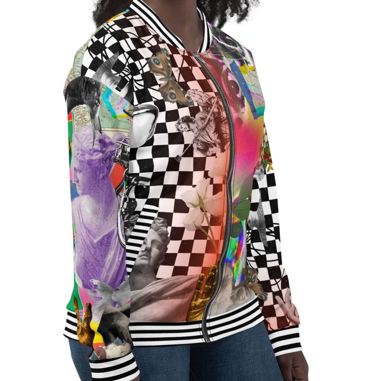 Stratified Unisex Bomber Jacket
