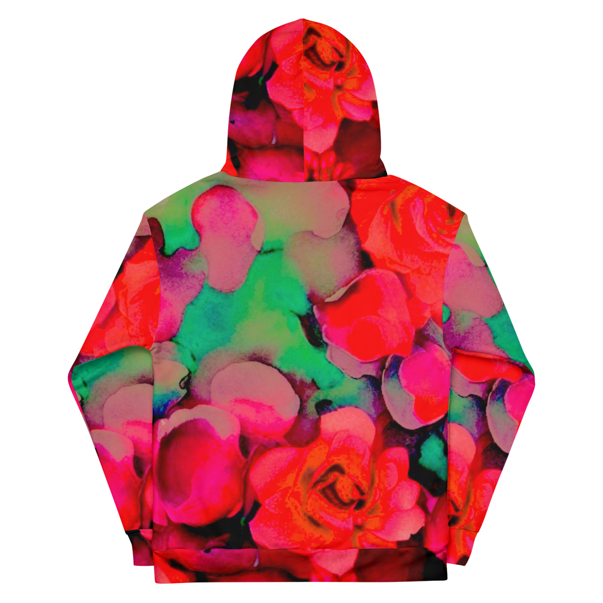 Rosy Watercolor Hoodie (unisex fit size down for a tighter fit)