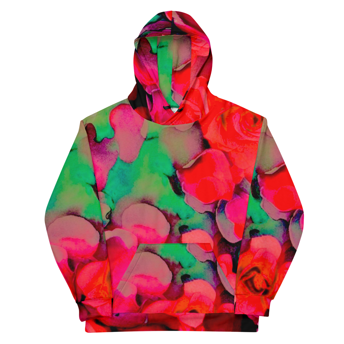 Rosy Watercolor Hoodie (unisex fit size down for a tighter fit)