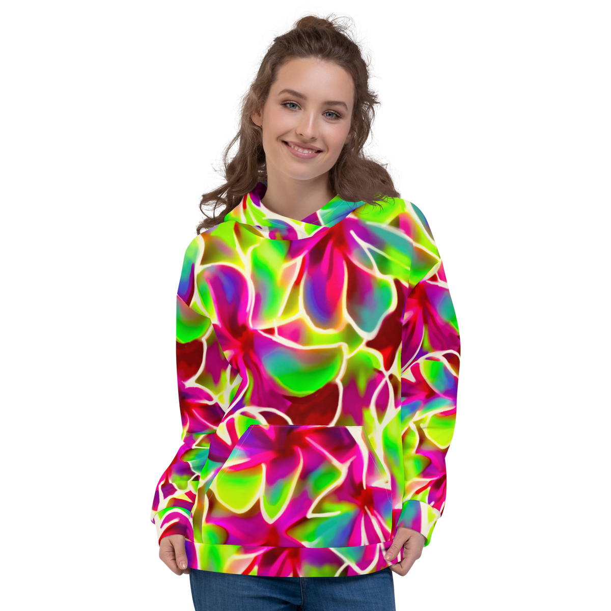 Glow PetalsUnisex Hoodie
