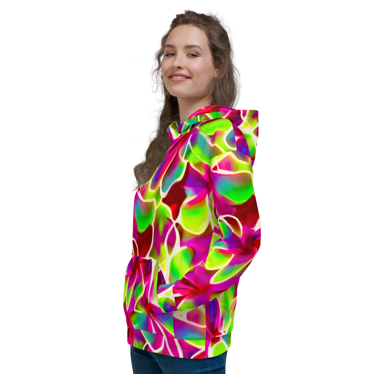 Glow PetalsUnisex Hoodie