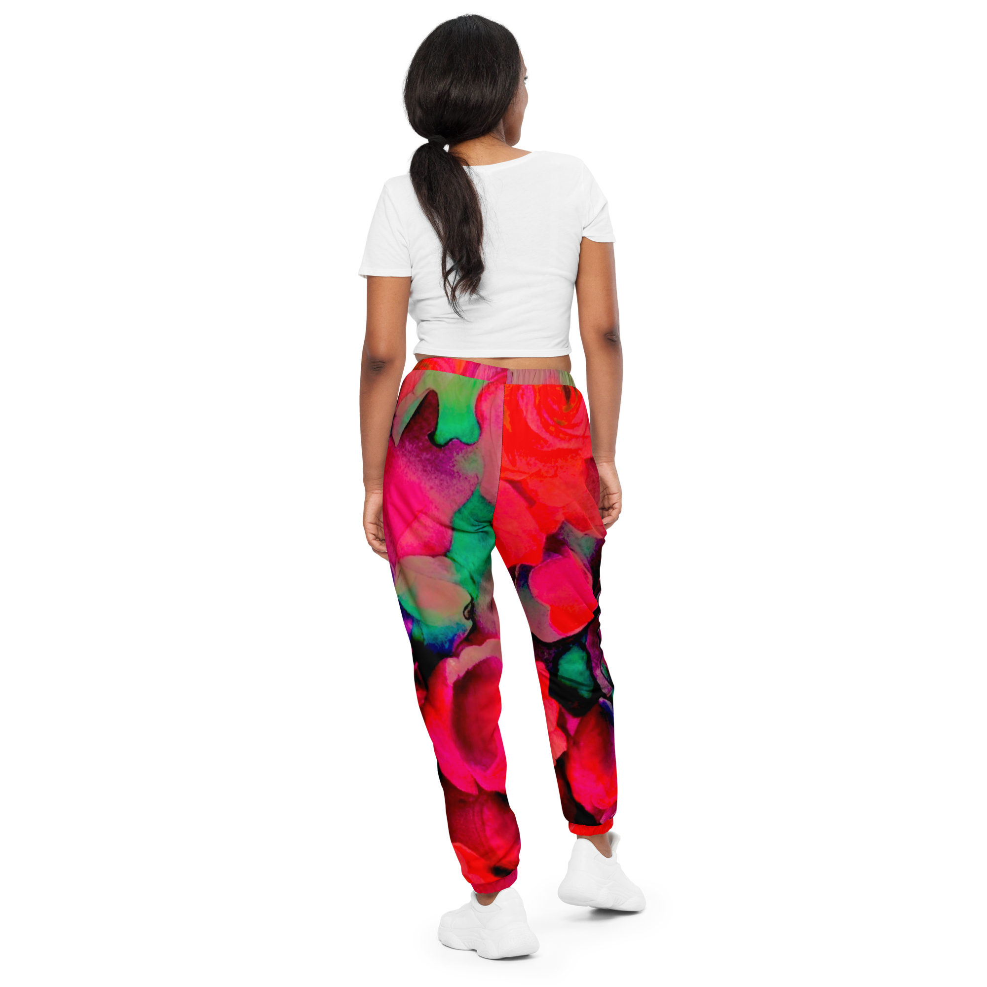 Rosy Watercolor unisex fit track pant (size down for a tighter fit)