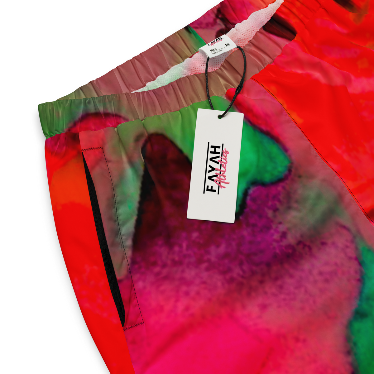 Rosy Watercolor unisex fit track pant (size down for a tighter fit)