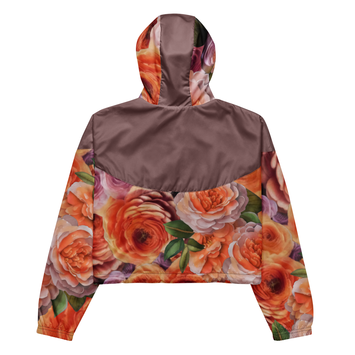 Felicity cropped windbreaker(dusty plum)