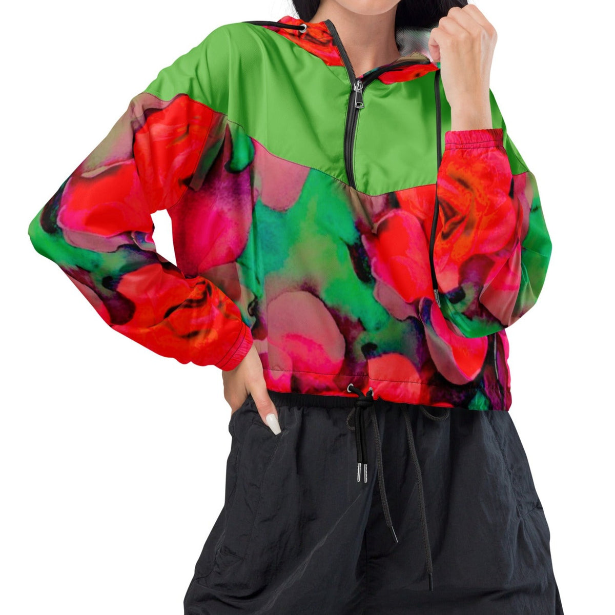 Rosy Women’s cropped windbreaker