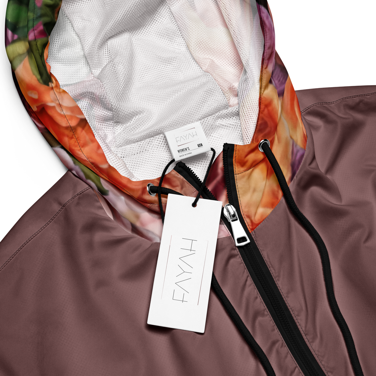Felicity cropped windbreaker(dusty plum)