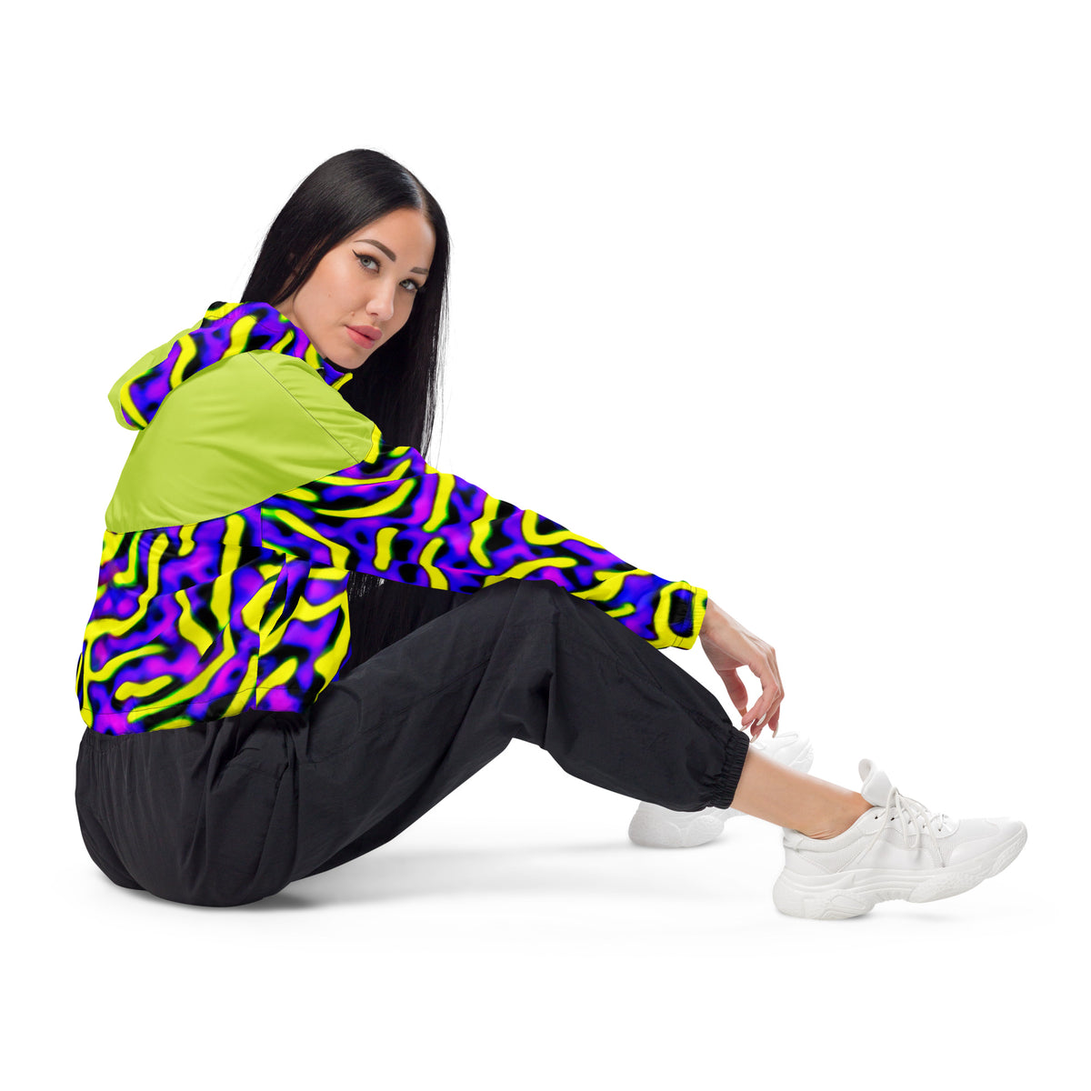 Quantum cropped windbreaker