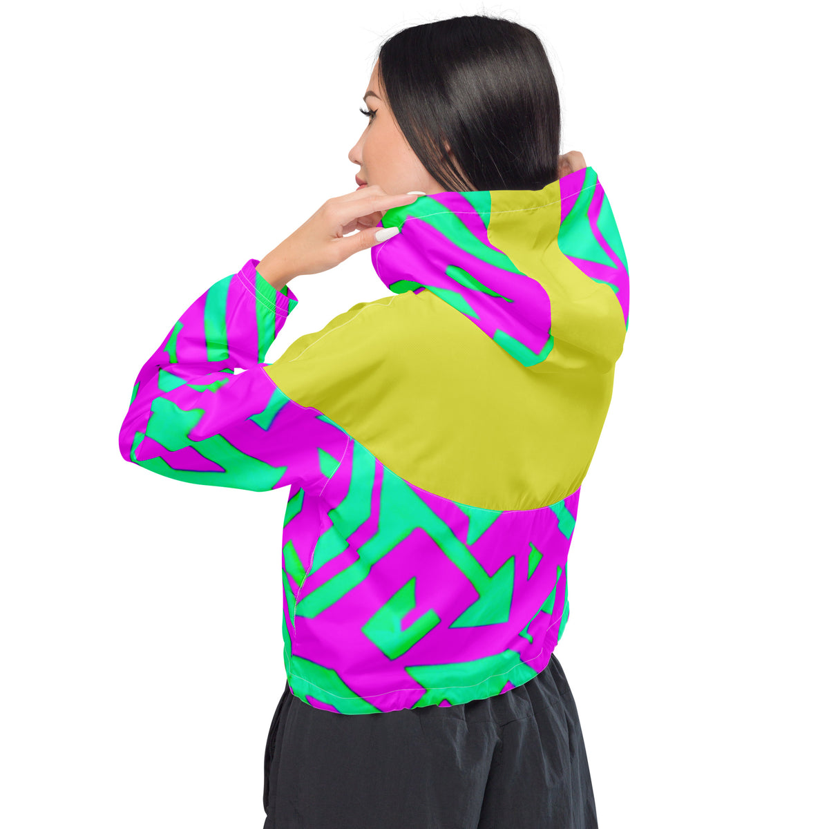 Stride cropped windbreaker