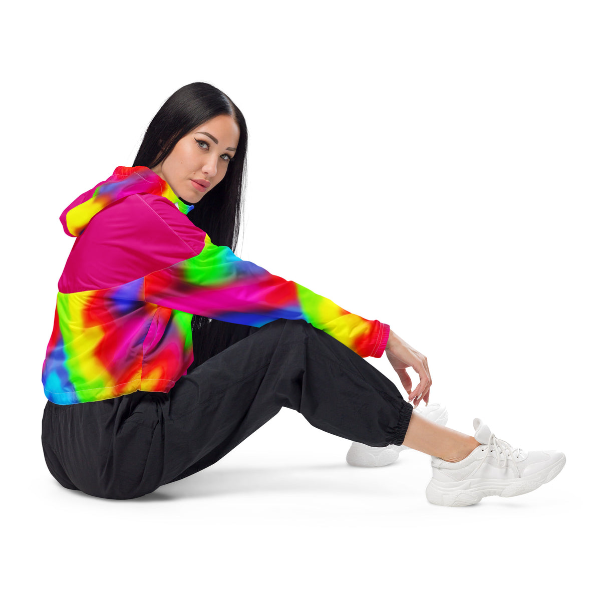 Slay on it cropped windbreaker