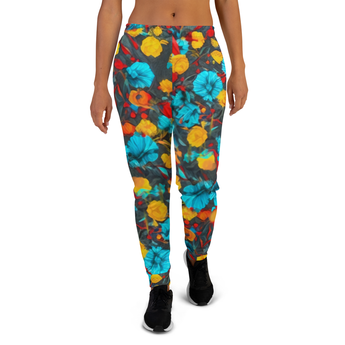 Flaxen Floral  Joggers