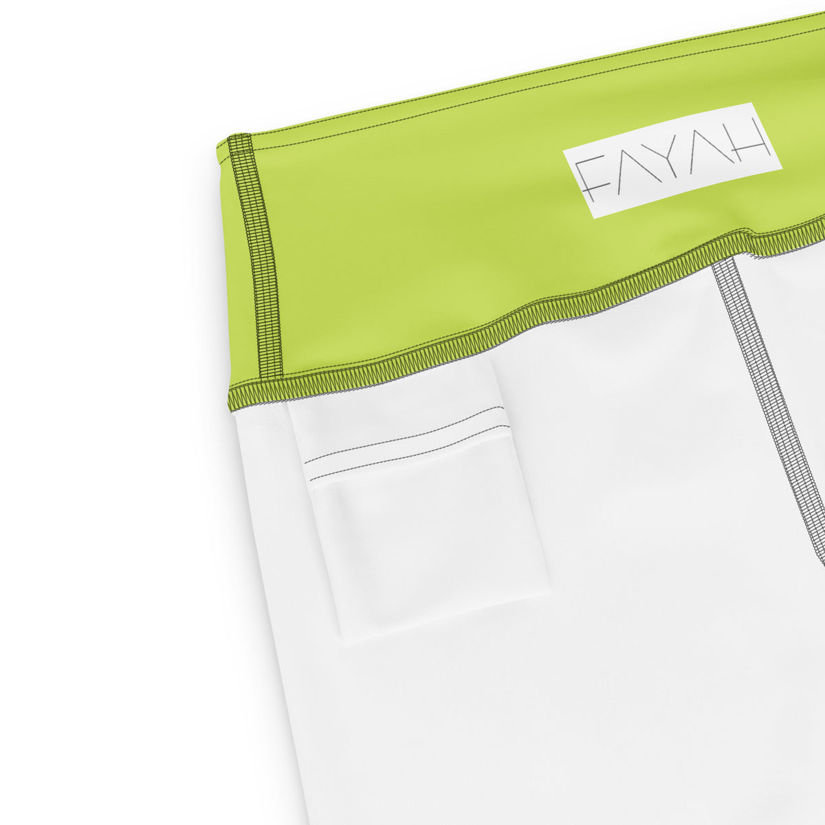 Quantum Yoga Capri Leggings (contrast waistband)