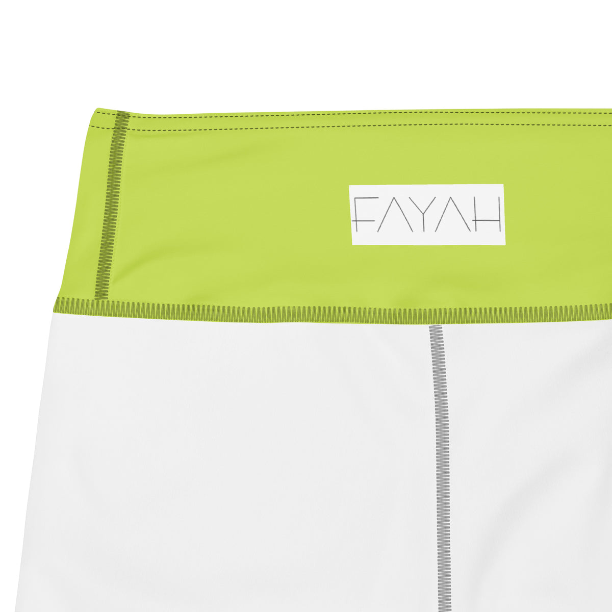 Quantum Yoga Capri Leggings (contrast waistband)