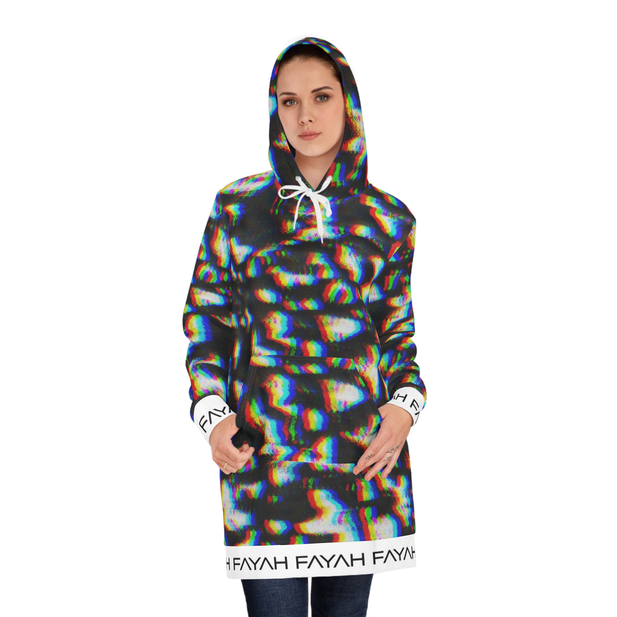 FRACTURED Hoodie Dress