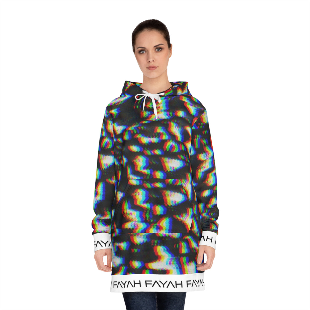 FRACTURED Hoodie Dress